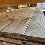 Ca. 84x Douglas Wisselsponning/Halfhoutsrabat, 18x190mm, lengte 500cm